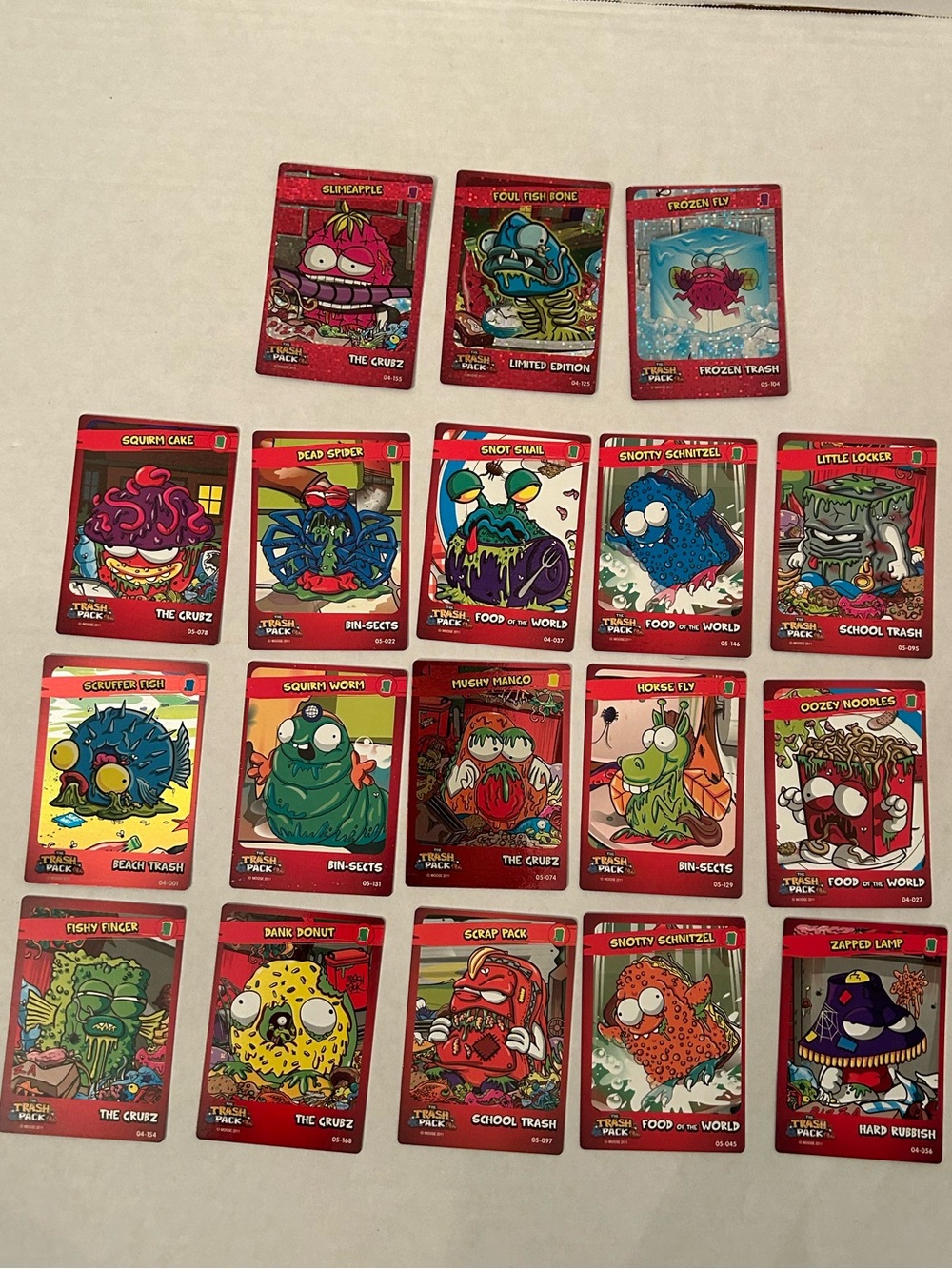 The Trash Pack Trading Card Lot